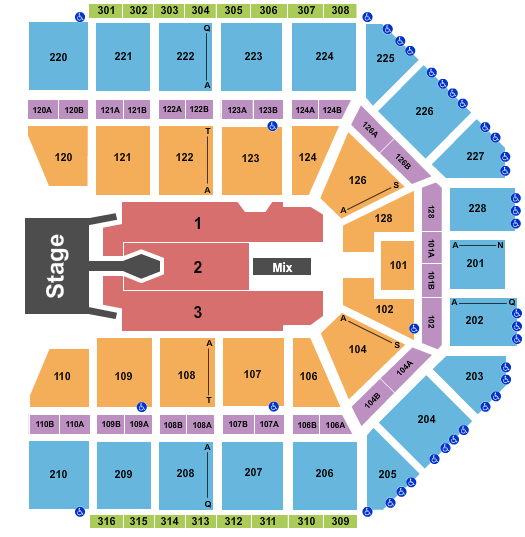 Van Andel Arena Seating Chart: Tim McGraw 2023