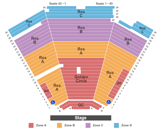 Seating Chart For Van Wezel Sarasota