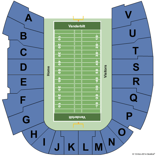 Luke Bryan Nashville Tickets Vanderbilt Stadium Seating Chart