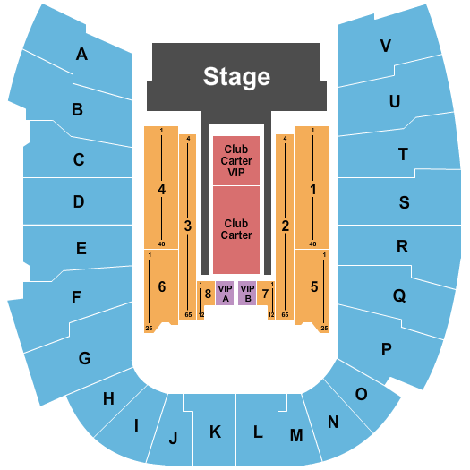 Vanderbilt Stadium Seating Chart Concert