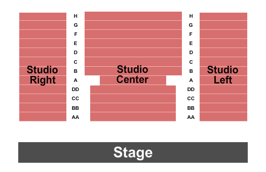 Vanderhoef Studio Theatre At Mondavi Center Seating Chart: Endstage 2