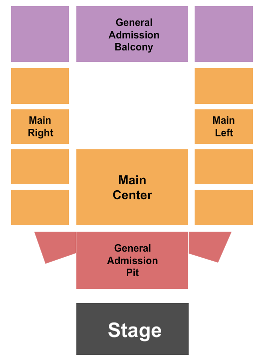 Variety Playhouse Seating Chart: Endstage-3