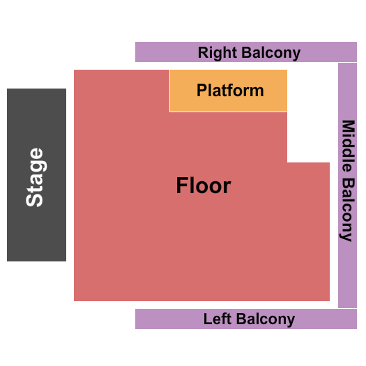 Varsity Theater - MN Seating Chart: GA Floor 3