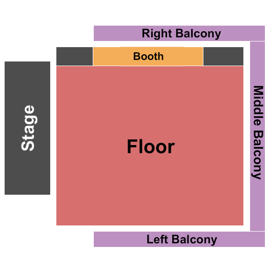 Varsity Theater - MN Seating Chart: GA Floor/RSV Balc/Booth