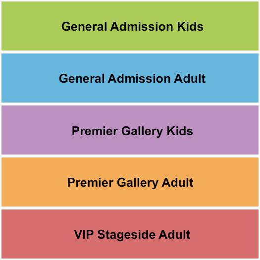 Venardos Circus Winter Garden Seating Chart: Venardos Circus