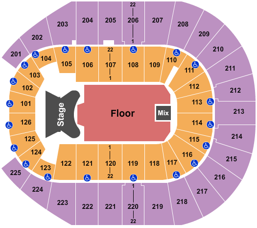 Us Bank Arena Seating Chart Elton John