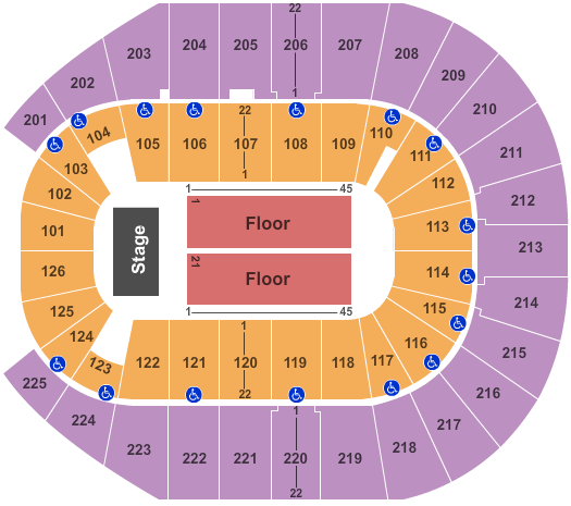Verizon Concert Seating Chart