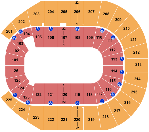 Simmons Bank Arena Seating Chart: Monster Jam