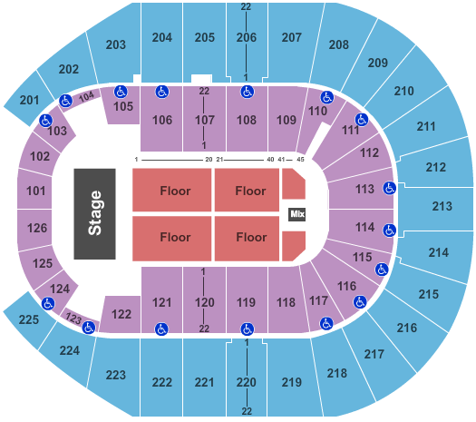 Verizon Arena Nlr Seating Chart