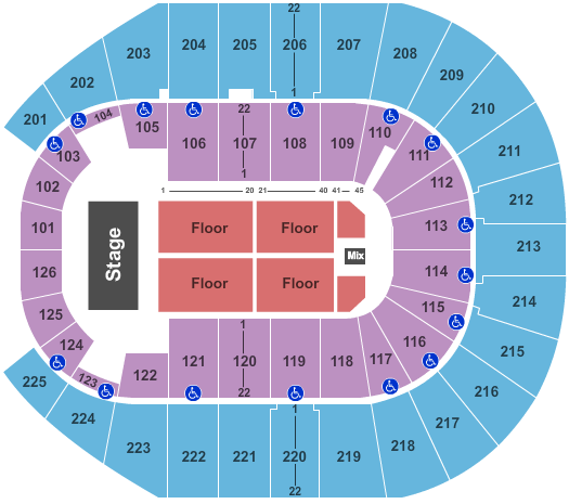 Alltel Arena Little Rock Arkansas Seating Chart