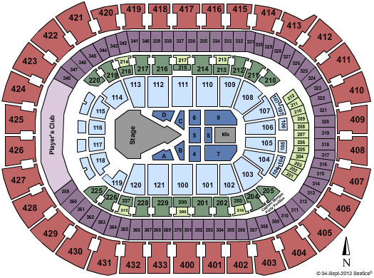 Verizon Center Seating Chart