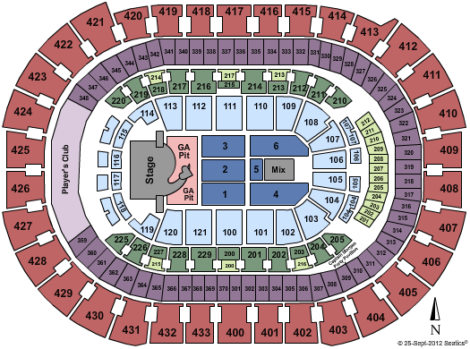 Verizon Center Seating Chart
