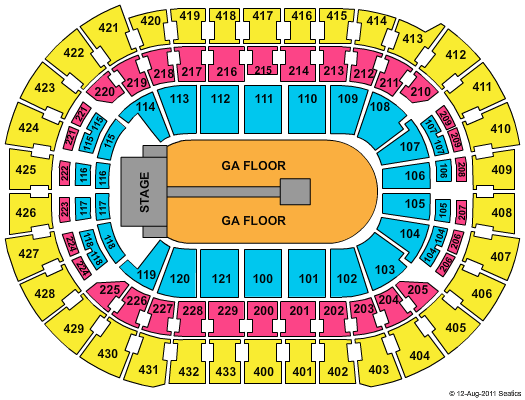 Verizon Center Seating Chart