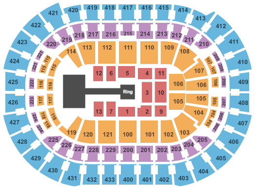 Nassau Coliseum Seating Chart For Wwe