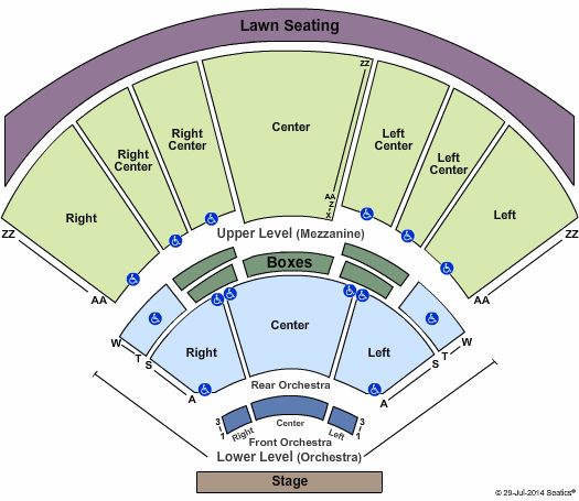 Verizon Wireless Amphitheater Stl Seating Chart