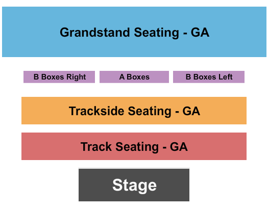 Vermont State Fairgrounds Seating Chart: Endstage GA 2