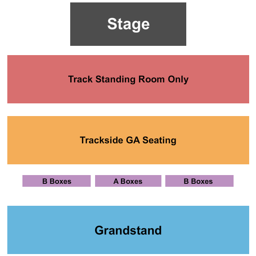 Vermont State Fairgrounds Seating Chart: Endstage GA