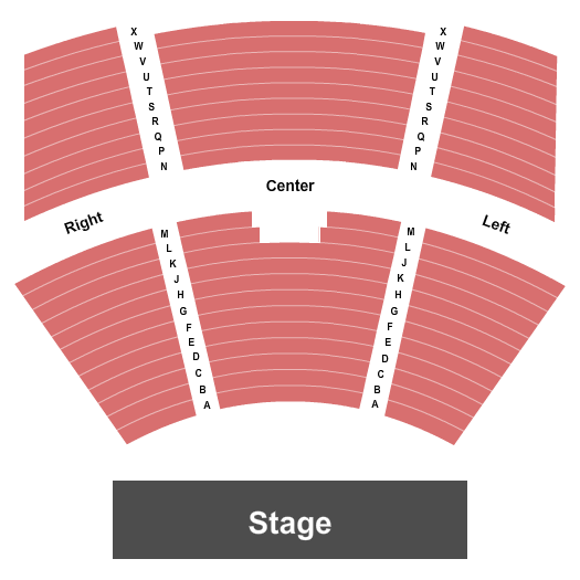 Verona Area High School Fine Arts Center Seating Chart: Endstage