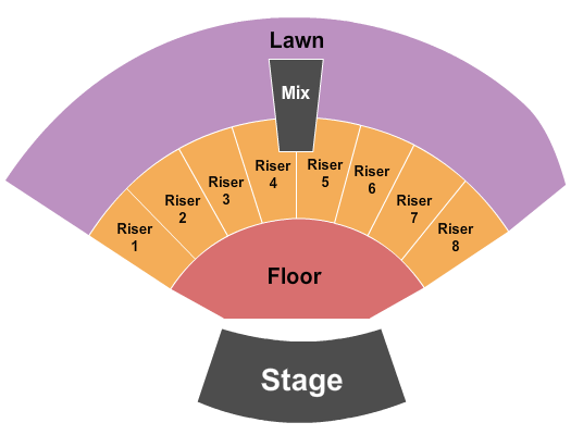 Vetter Stone Amphitheatre Seating Chart: Endstage Floor