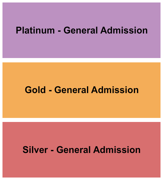 Vibrant Arena at The MARK Seating Chart: GA - Silver/Gold/Platinum