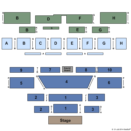 The Vic Chicago Seating Chart