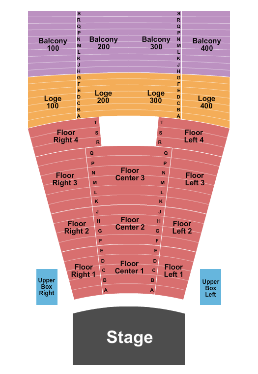 Vic Theatre Seating Chart: Endstage 2