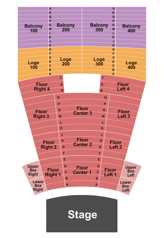 Vic Theatre Seating Chart: Endstage 3