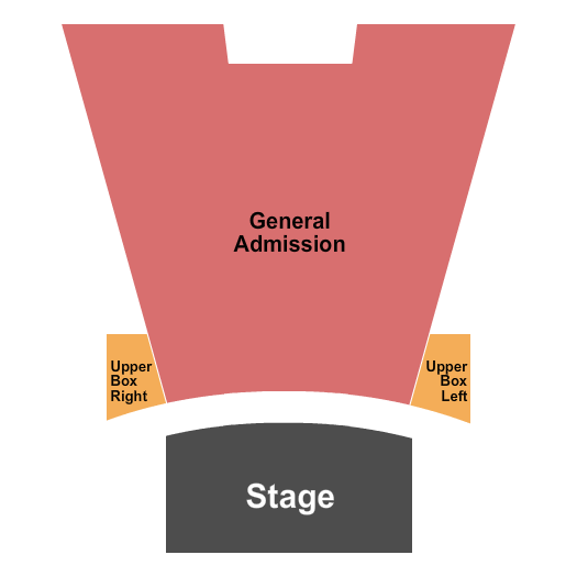 Vic Theatre Seating Chart: GA & Upper Boxes