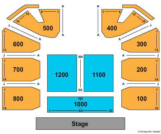 Vicksburg Auditorium Seating Chart