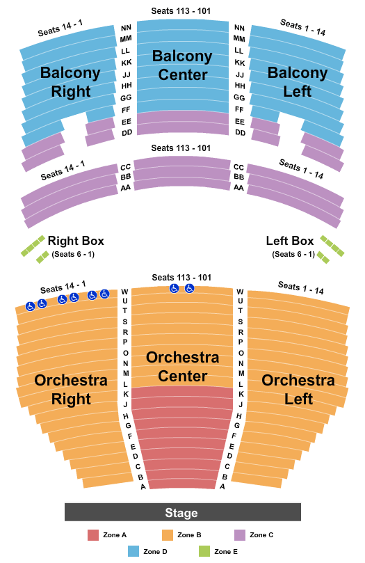 Murat Theater Seating Chart Orchestra