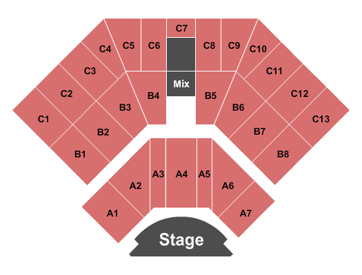 Victory Church - Tulsa Seating Chart: End Stage