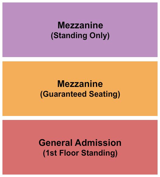 Victory North Seating Chart: GA/Seated/Mezz 3
