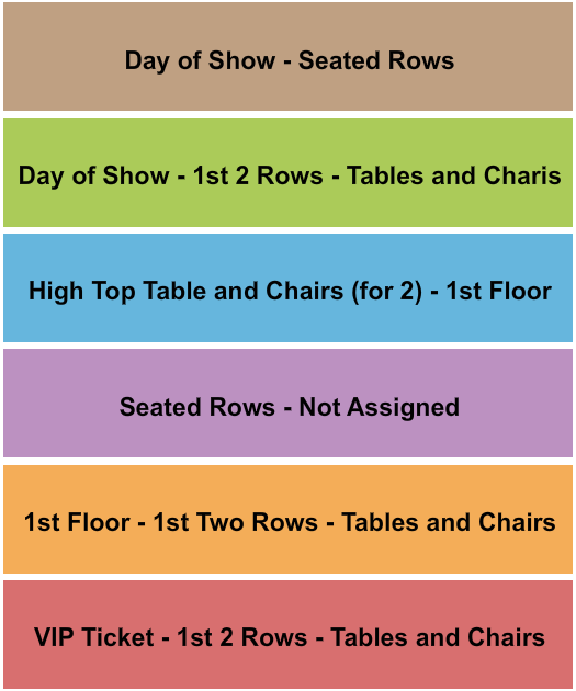 Victory North Seating Chart: VIP/1st Floor/Seated/High Top