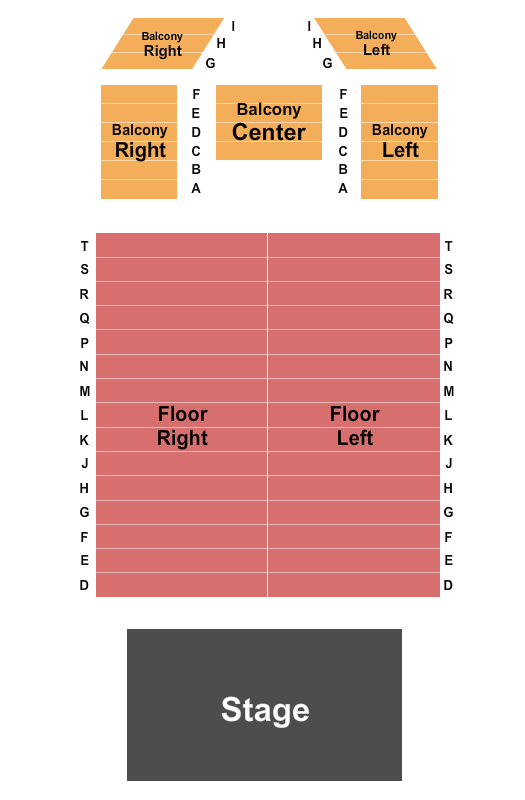 Victory Theater - AR Seating Chart: Endstage