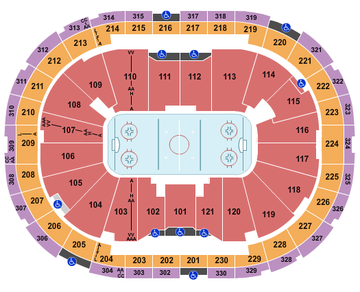 Centre Videotron Seating Chart: Hockey