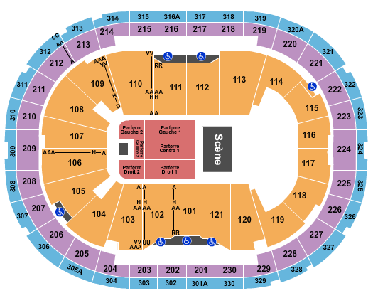 Centre Videotron Seating Chart: The Doobie Brothers