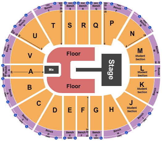 Viejas Arena At Aztec Bowl Seating Chart: Charli XCX