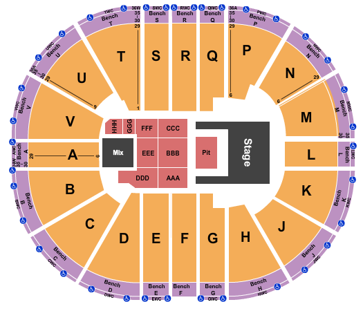 Viejas Arena At Aztec Bowl Seating Chart: Doja Cat