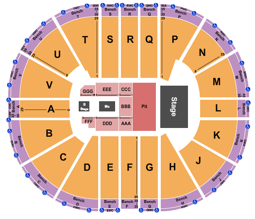 Viejas Arena At Aztec Bowl Seating Chart: Forrest Frank