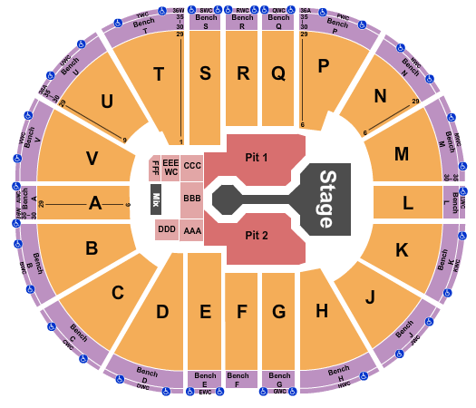Viejas Arena At Aztec Bowl Seating Chart: Josiah Queen