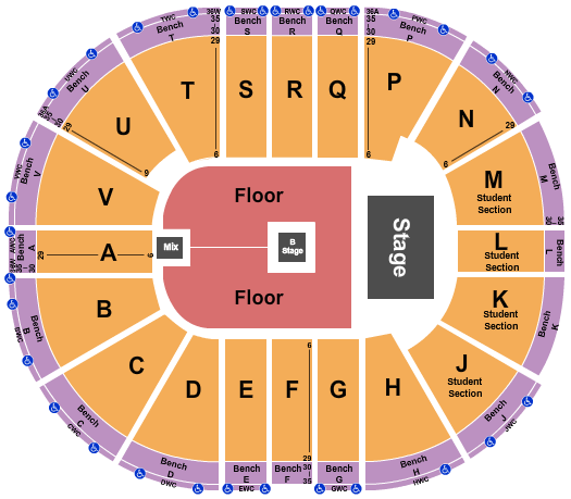 Viejas Arena At Aztec Bowl Seating Chart: Kaytranada