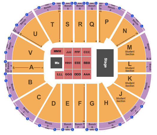 Viejas Arena At Aztec Bowl Seating Chart: Tool