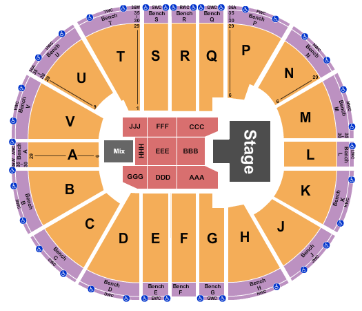 Viejas Arena At Aztec Bowl Seating Chart: Wild 'N Out