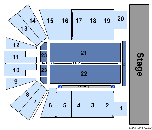 Viking Hall Civic Center Seating Chart