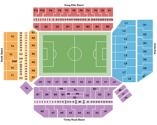 Villa Park Seating Chart: Soccer