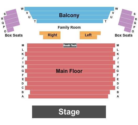 Village Theatre - WA Seating Chart: Endstage