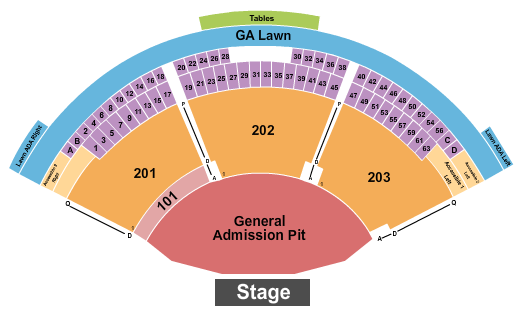 Vina Robles Amphitheater Seating Chart: Endstage Tables
