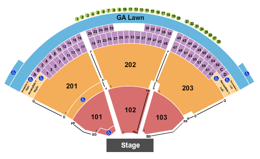 Vina Robles Amphitheater Map