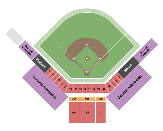 Vincent-Beck Stadium Seating Chart: Baseball 1