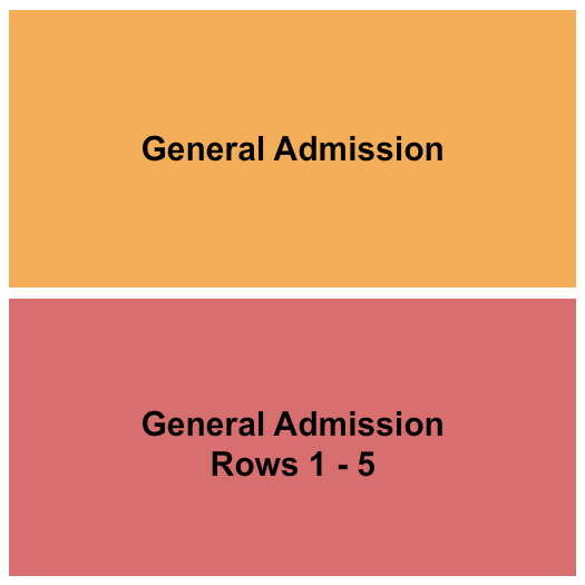 Vineland Convention Center Seating Chart: GA / Rows